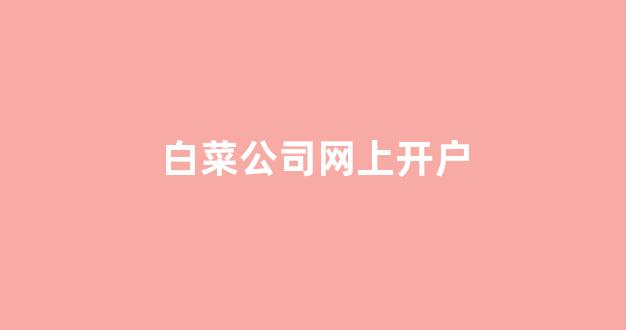 白菜网址